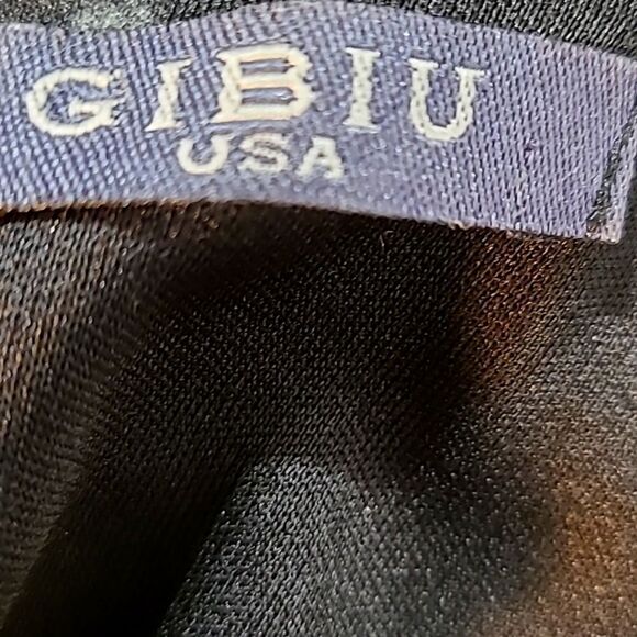 Gibiu Black Bohemian Shift Dress with Colorful Print, Size Medium - Picture 8 of 10